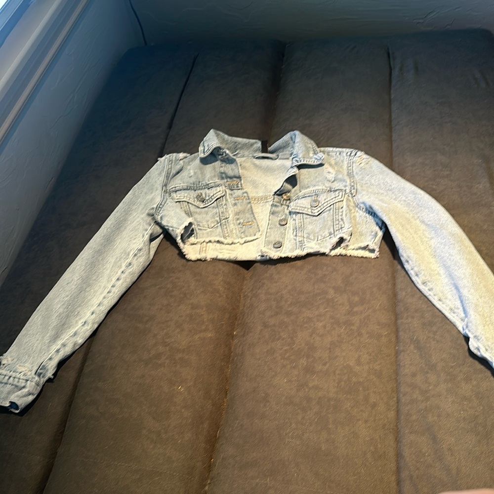 Divided (H&M) cropped jean jacket